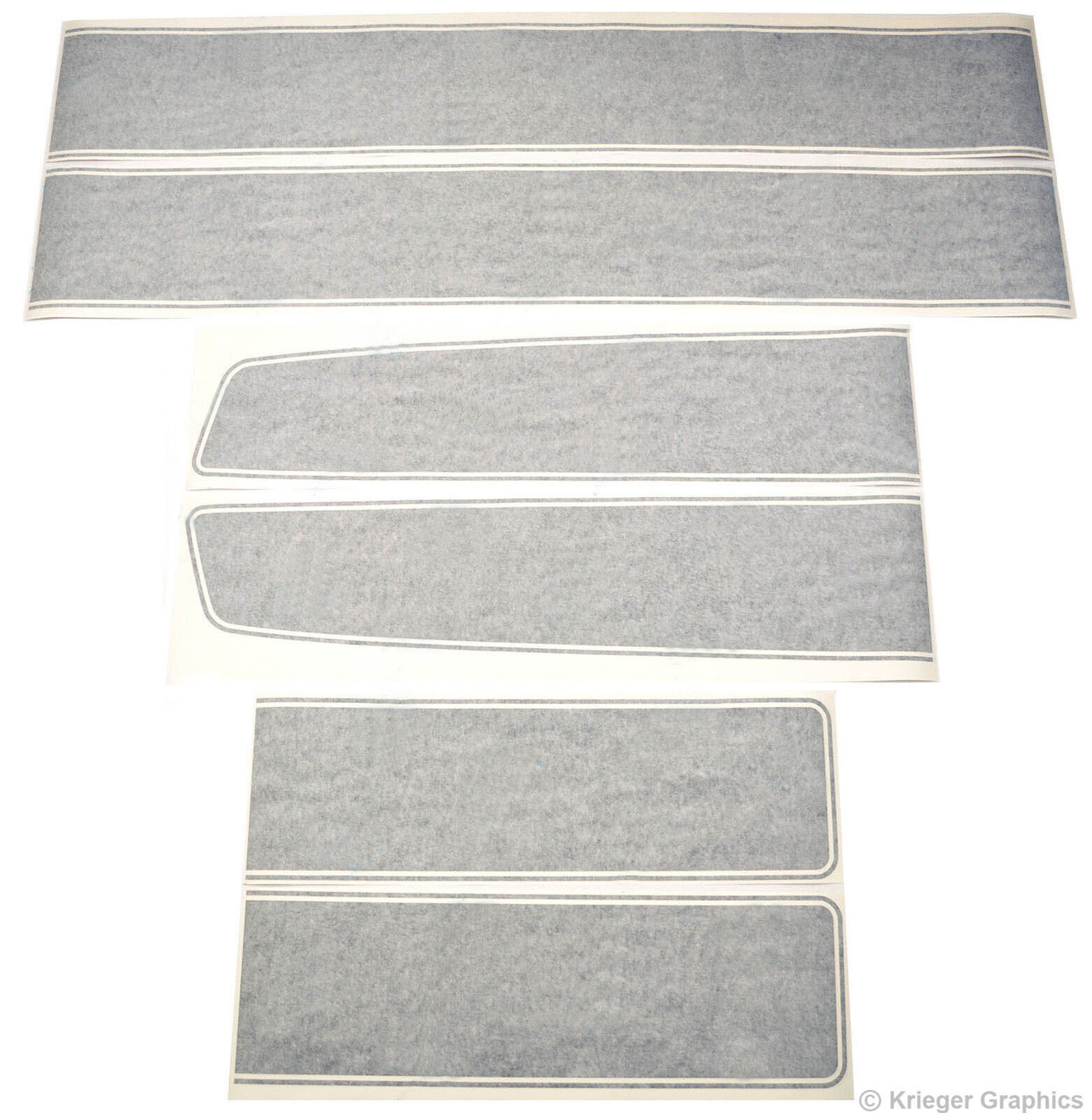 EZ Rally Racing Stripes 3M Vinyl Stripe Graphic Decals for Chevy Corvette