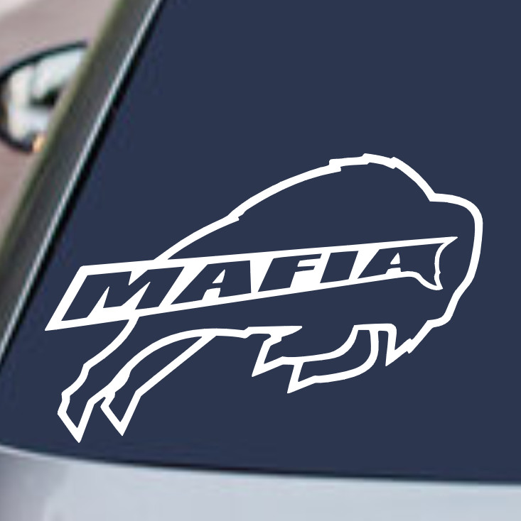 BUFFALO BILLS MAFIA VINYL DECAL STICKER CAR WINDOW BUMPER NFL FOOTBALL TEAM LOGO