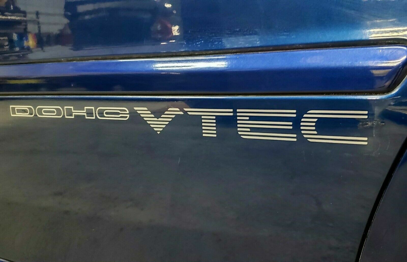 TWO Honda Civic SI DOHC VTEC Decals EM1 Stickers JDM B16A NEW 99-00 LH RH