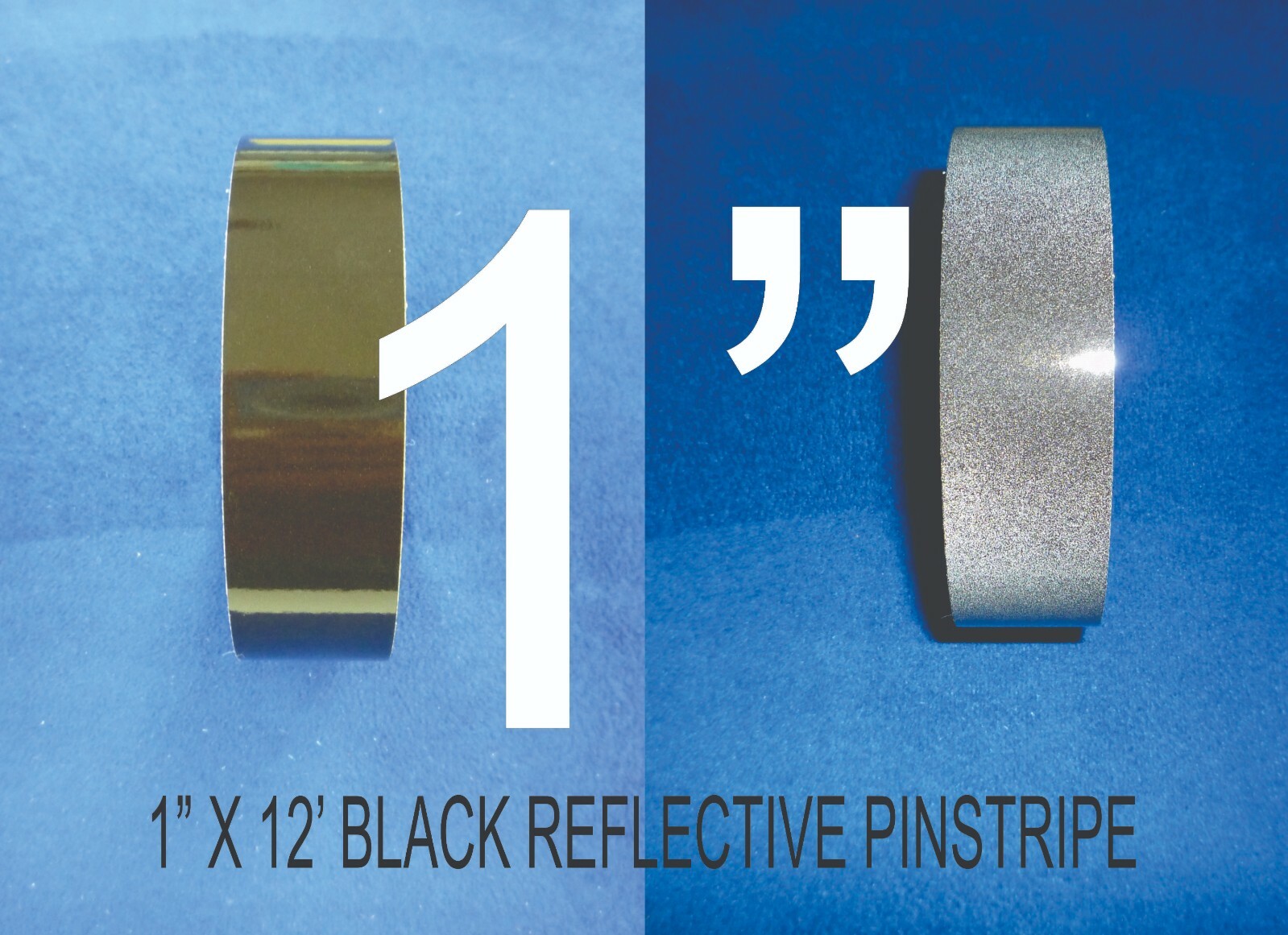 12 FT Genuine 3M 5100R-85 Black Reflective Tape – Select your width