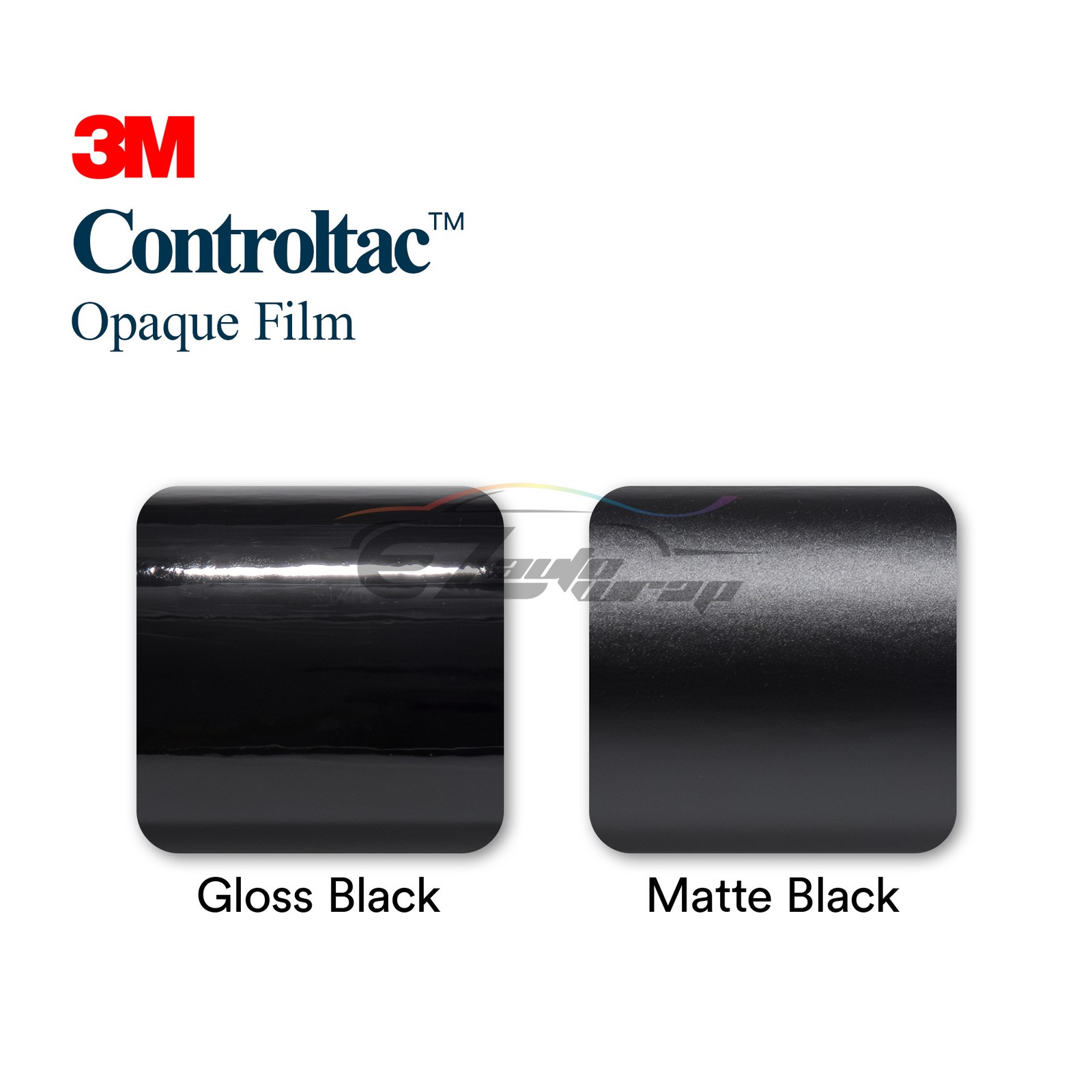 Genuine 3M Gloss & Matte Black Vinyl Wrap Auto Sticker Film Decal Bubble Free